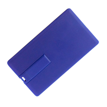 Флешка Пластиковая Визитка "Visit Card" S78 синий 8 Гб