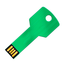 Флешка Металлическая Ключ "Key" R145 зеленый 8 Гб