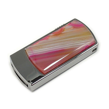 Флешка Каменная Агат "Agate Stone F" G300 розовый 128 Гб
