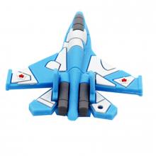Флешка Пластиковая Самолет "Airplane Bomber" S184 синий 4 Гб