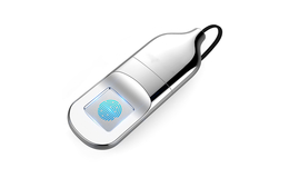 Флешка Металлическая Биометрик "Biometric" R281