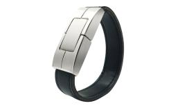 Флешка Кожаная Браслет Класп "Bracelet Clasp" N177