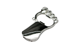 Флешка Металлическая Открывалка Ступня "Opener Metal" R334
