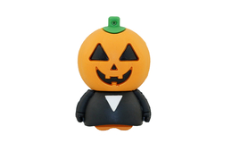 Флешка Резиновая Злая Тыква "Evil Pumpkin" S301