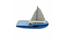 Флешка Резиновая Парусная Лодка "Sailboat" Q211