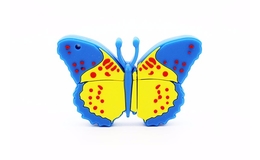 Флешка Резиновая Бабочка "Butterfly" Q273