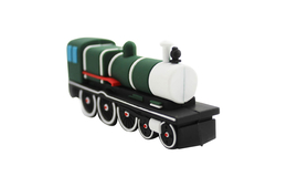 Флешка Резиновая Ретро Поезд "Retro Train" Q84