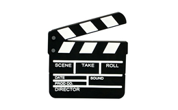Флешка Резиновая Хлопушка "Clapperboard" Q137