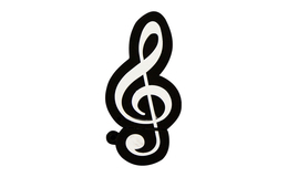 Флешка Резиновая Скрипичный Ключ "Treble Clef" Q151