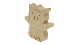 Флешка Деревянная Свинка Вуди "Woody Pig" F157