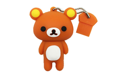Флешка Резиновая Медведь Рилаккума "Bear Rilakkuma" Q364