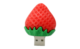 Флешка Резиновая Клубника "Strawberry" Q398