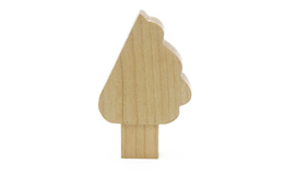 Флешка Деревянная Рождественская Елка "Christmas Tree" F438