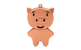 Флешка Металлическая Свинья "Pig" R459