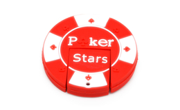 Флешка Резиновая Покерная Фишка "Poker Stars" Q53